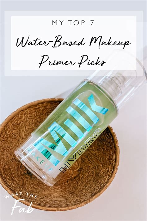 best water based makeup primers.